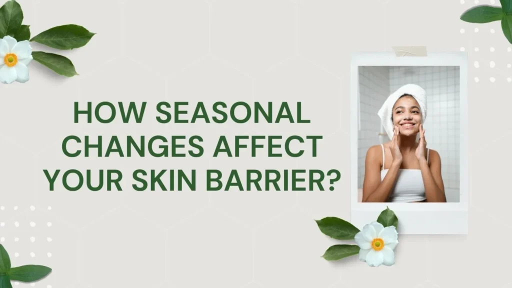 How weather affects your skin and barrier health across seasons – FortiGen Health infographic